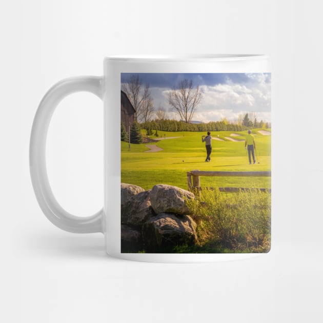 Day On The Golf Course 2 by Robert Alsop